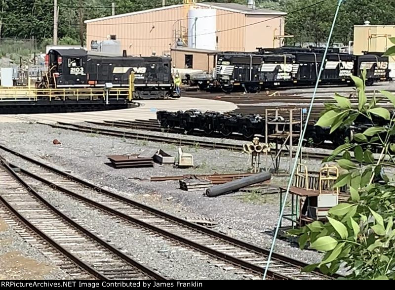 Juniata yards spare parts bin